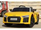 Masinuta electrica sport pentru copil Audi R8 Spyder PREMIUM #Galben
